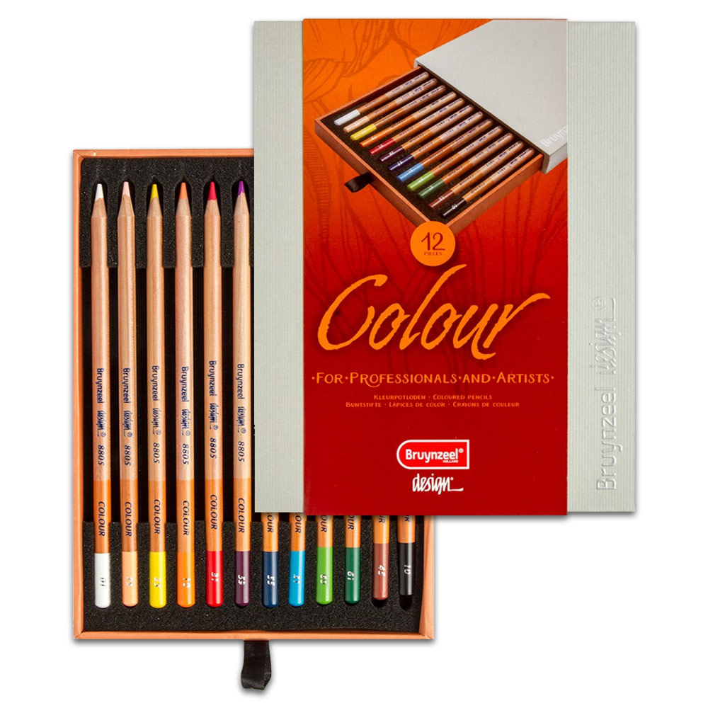 Bruynzeel Design Colour Pencil Box 12 Set