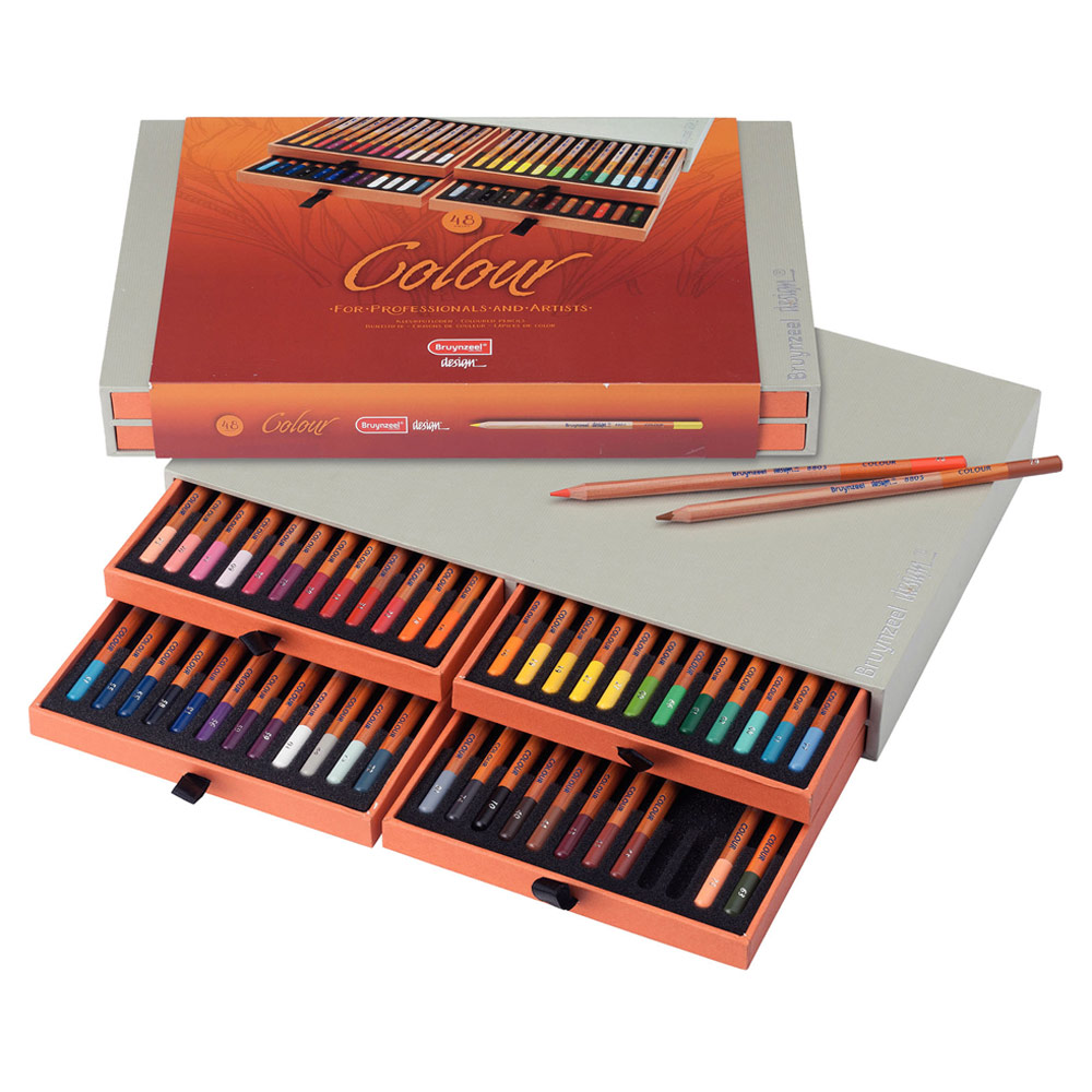 Bruynzeel Design Colour Pencil Box 48 Set