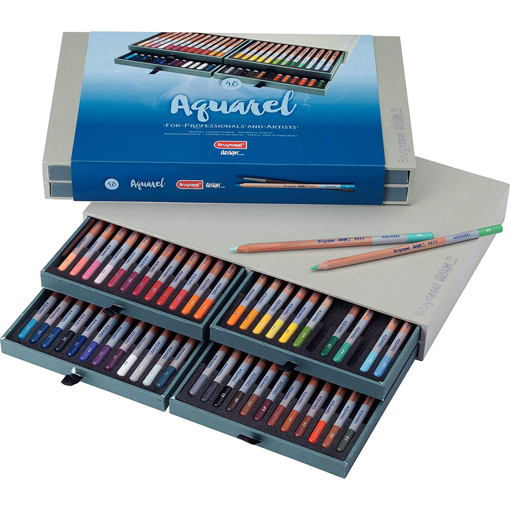 Bruynzeel Watercolor Pencils 48 Colors Box Set
