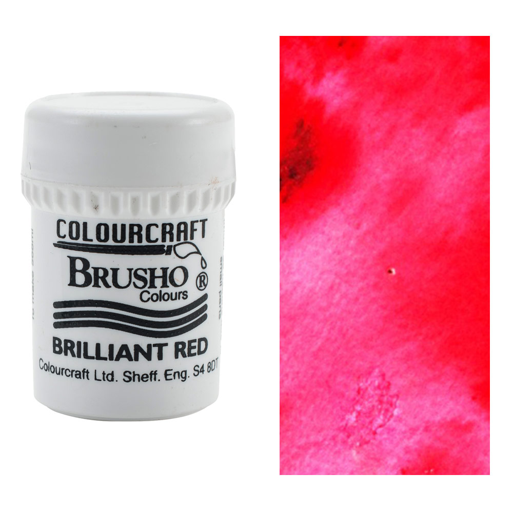 Colourcraft Brusho Crystal Colour 15g Bright Red