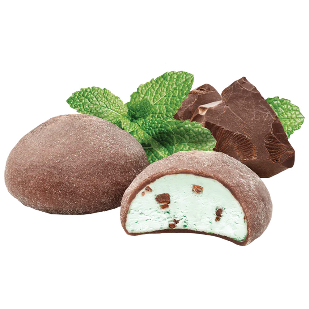Bubbies Mochi Ice Cream Mint Chocolate Chip