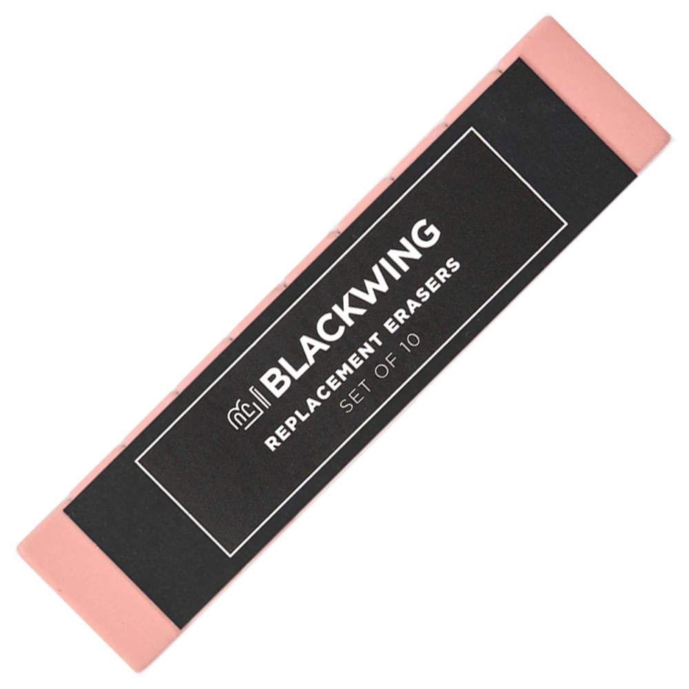 Blackwing Replacement Erasers 10 Set Pink