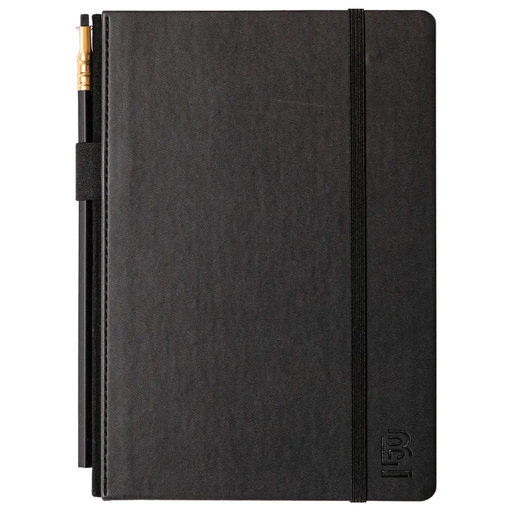 Blackwing A5 Slate Ruled Notebook 160 Pages 5.8"x8.3" Matte Black