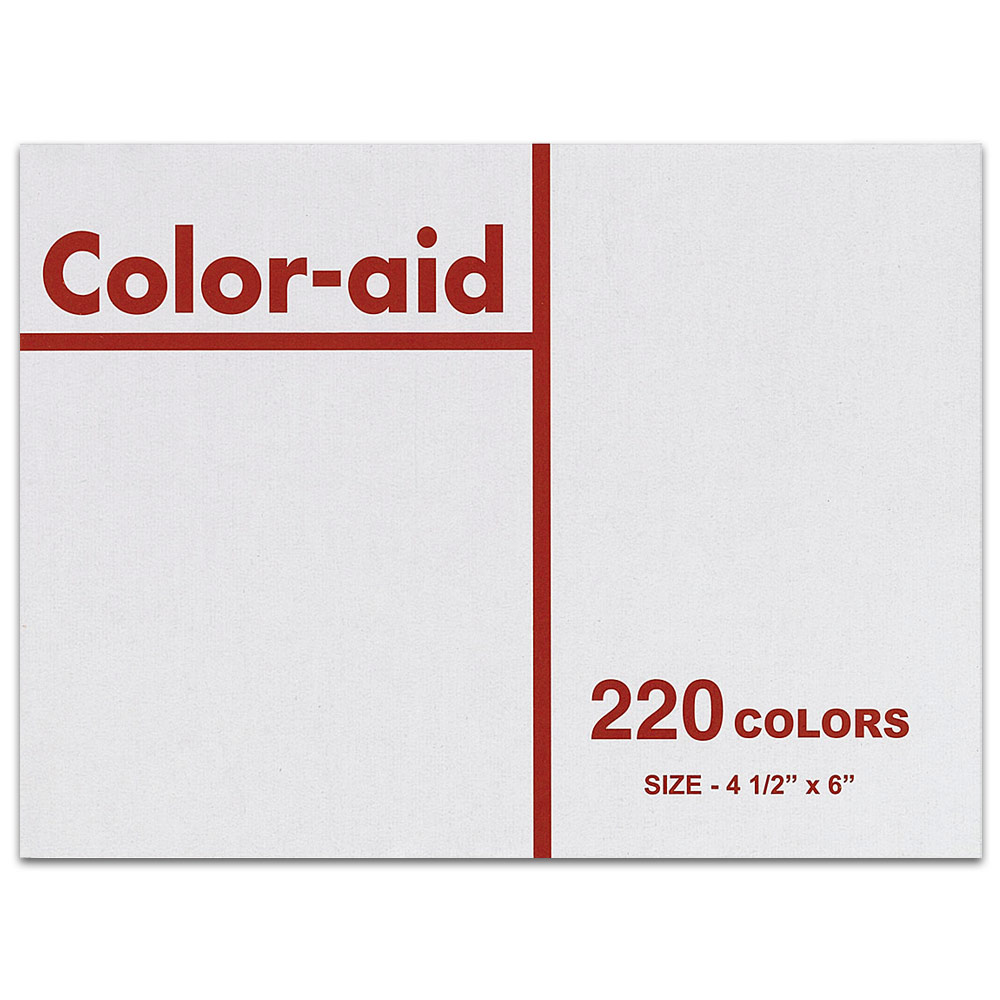 Color-Aid Paper 220 Colors Set 6"x4.5"