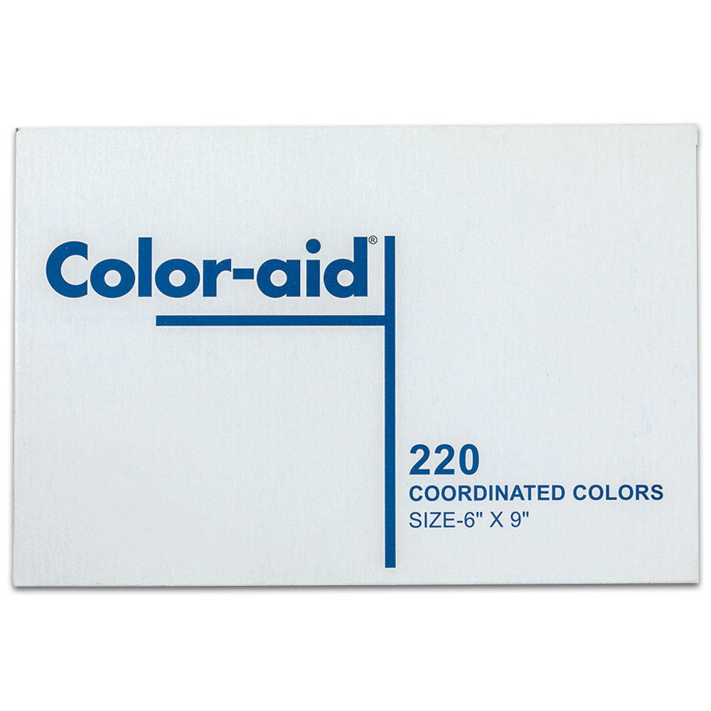Color-Aid Paper 220 Coordinated Colors Set 6"x9"