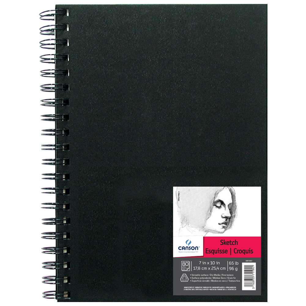 Canson Artist Series Wirebound Field Sketch Art Book 80 Sheets 7"x10"