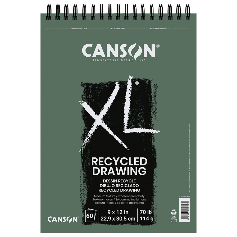 Drawing Paper Pad XL Recycled 9x12