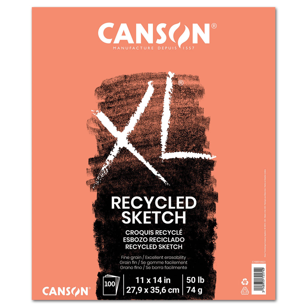 Canson XL Recycled Sketch Paper Pad 11"x14"