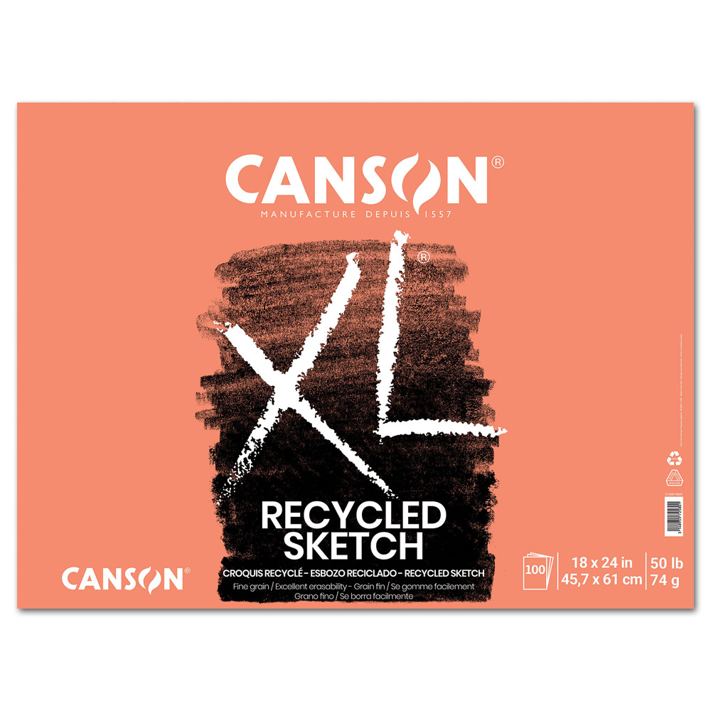 Canson XL Recycled Sketch Paper Pad 18"x24"