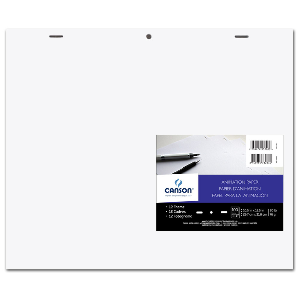 Canson Artist Series 12 Frame Acme Punched Bond Paper 100 Pack 10.5"x12"