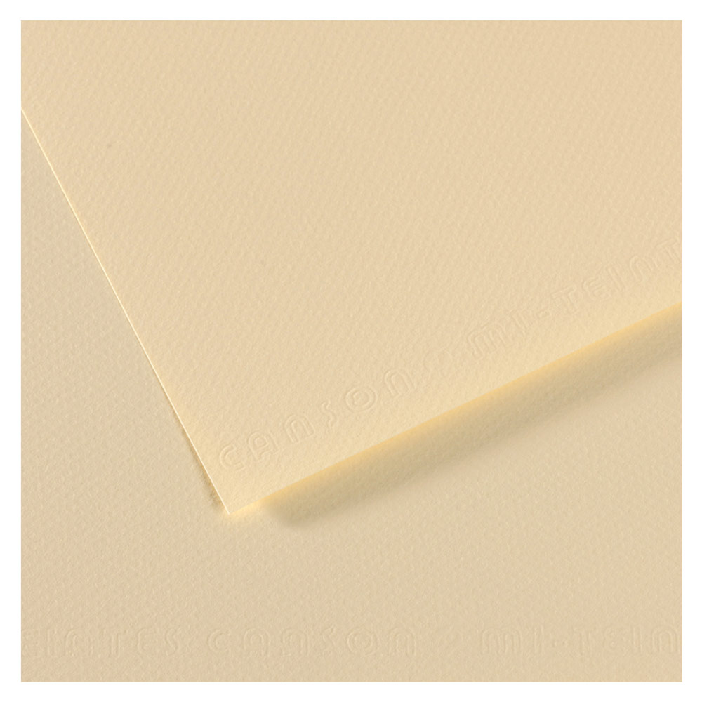 Canson Artist Series Mi-Teintes Pastel Paper 19"x25" Pale Yellow 101
