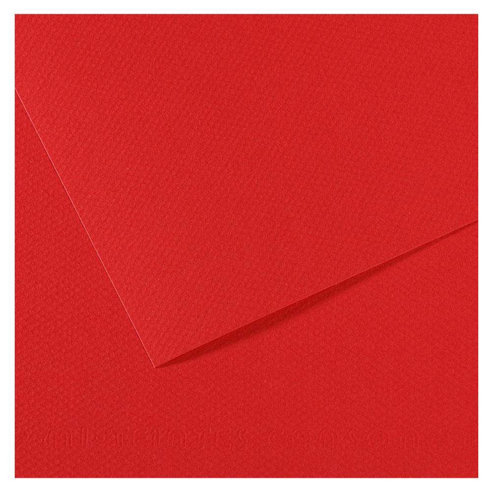 Canson Artist Series Mi-Teintes Pastel Paper 19"x25" Bright Red 505