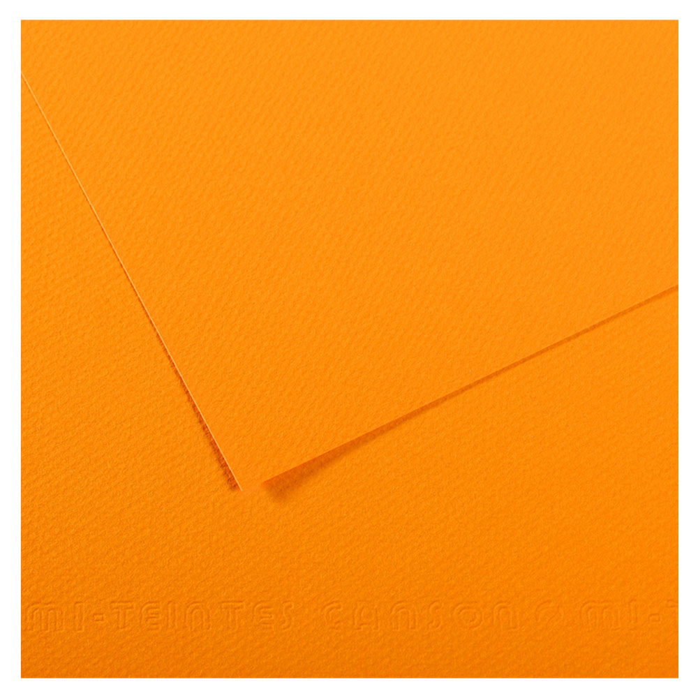 Canson Artist Series Mi-Teintes Pastel Paper 19"x25" Cadmium Yellow Deep