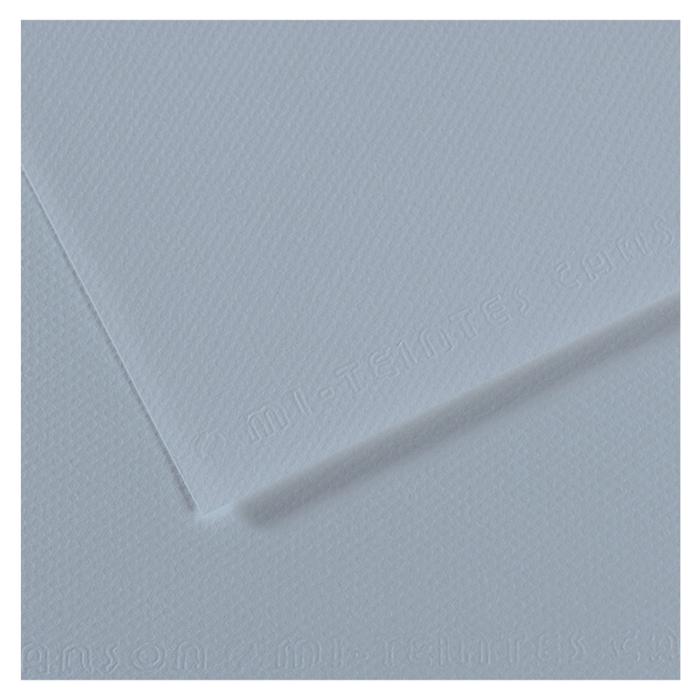 Canson Artist Series Mi-Teintes Pastel Paper Sheet 19"x25" Steel Blue 182