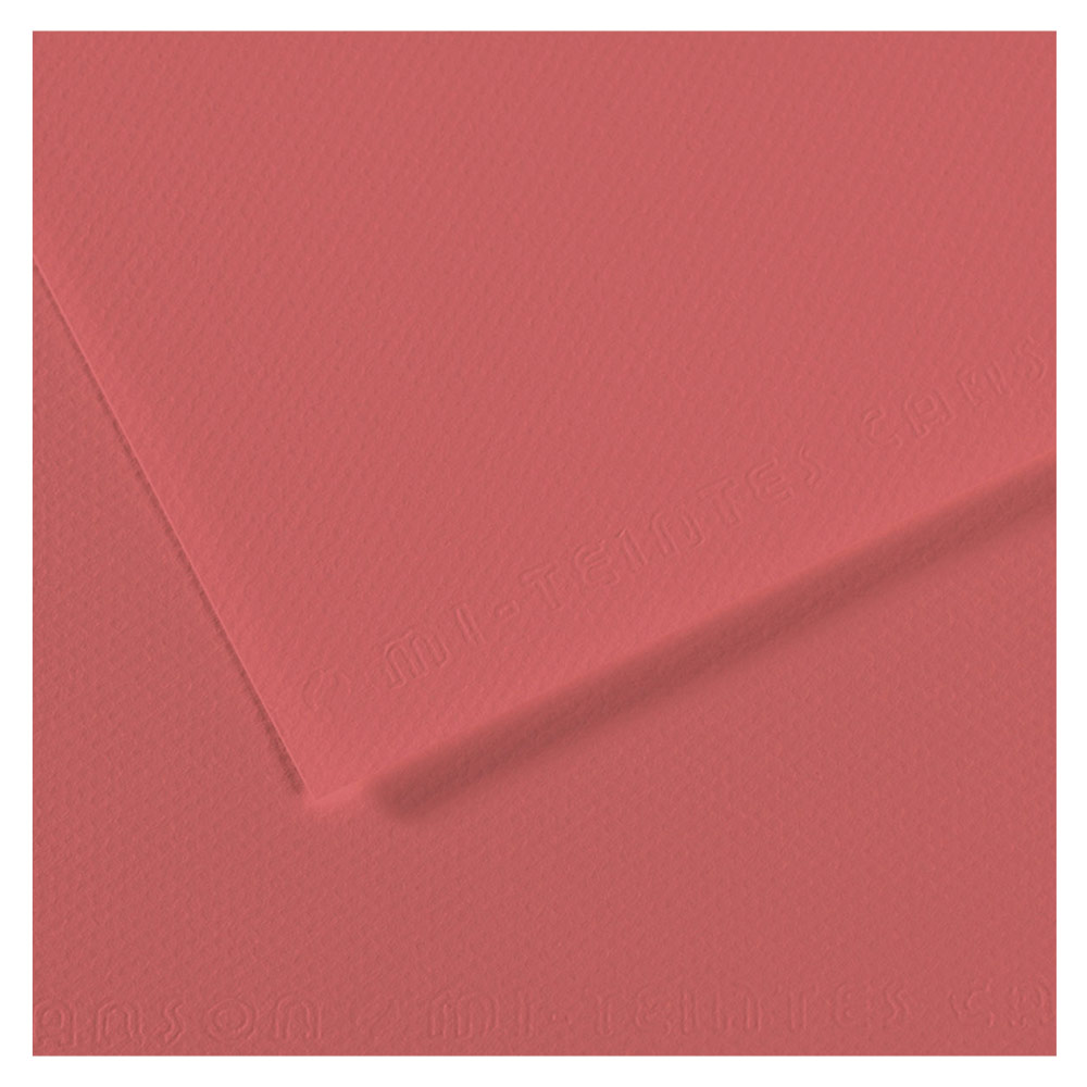 Canson Artist Series Mi-Teintes Pastel Paper Sheet 19"x25" Venice Pink 189