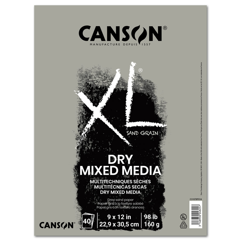 XL DRY MIX-MEDIA 9x12 GRAY