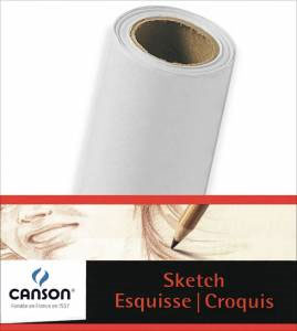 Canson Foundation Series: Sketch Roll - 36" x 10yd