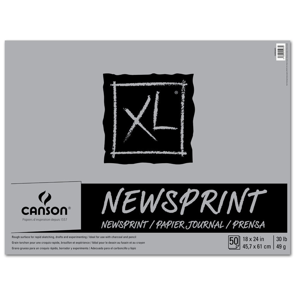 Canson XL Newsprint Paper Pad 18"x24" Rough