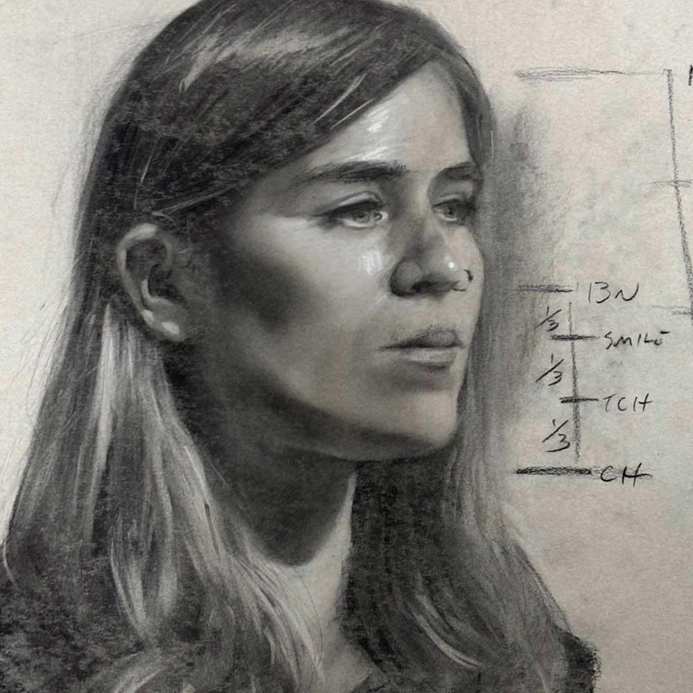 Charcoal Portraits with Andrew Cortez 3/15