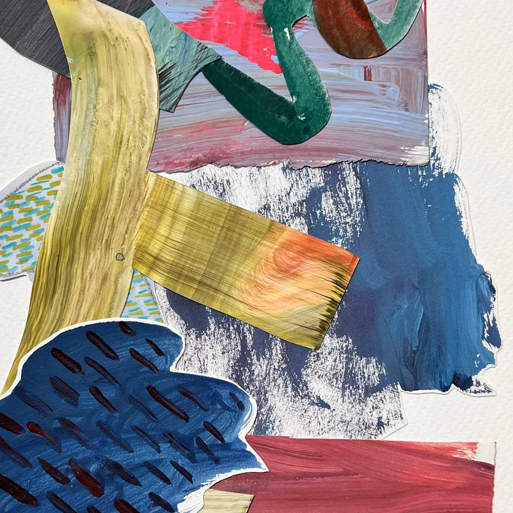 Abstract Collage with Rebecca Giesking 2/14