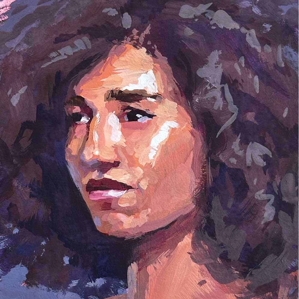 Mini Gouache Portraits with Andrew Cortez