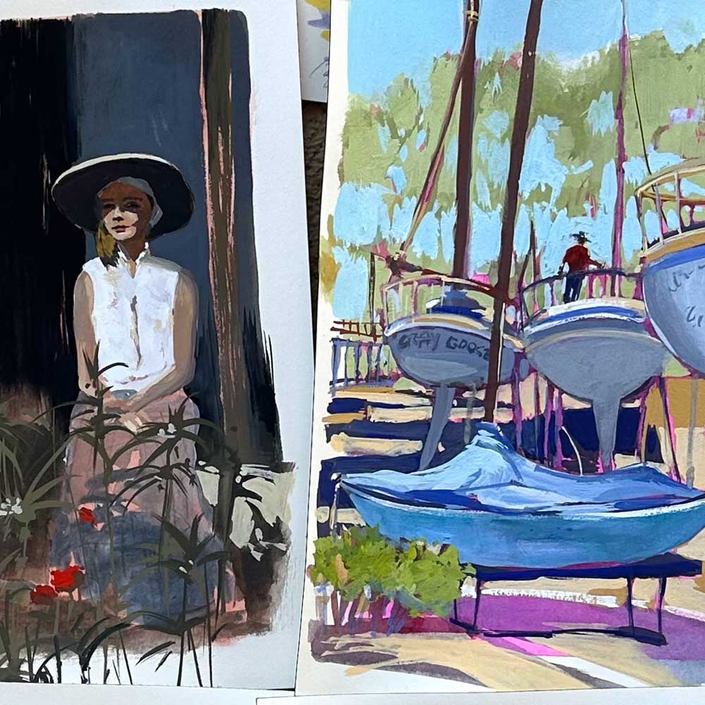 Gouache: Opaque Watercolor! with Pamme Turner 11/15