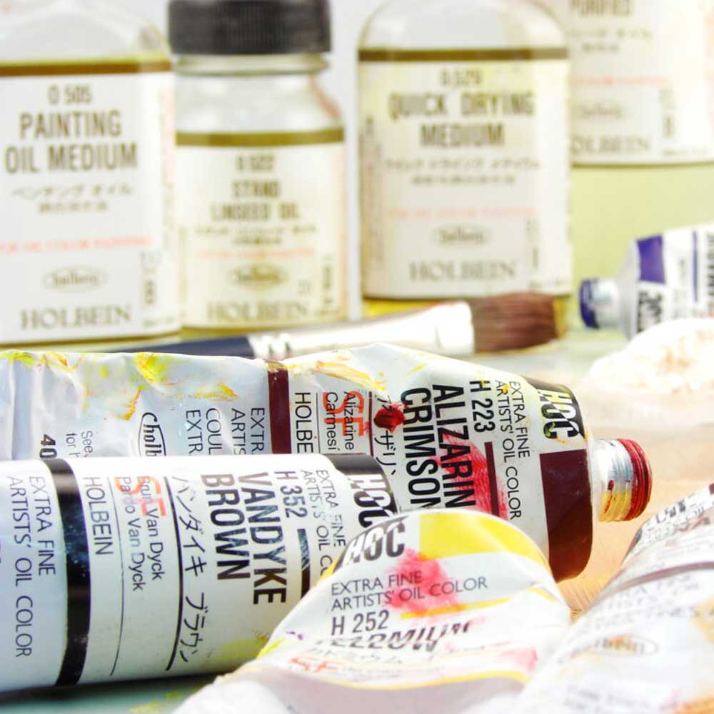 In the Studio: Holbein Oil demo 5/4