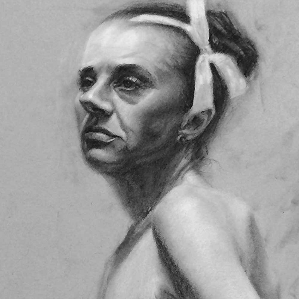 Life Drawing: Long Pose 8/16 3-6pm Sherry