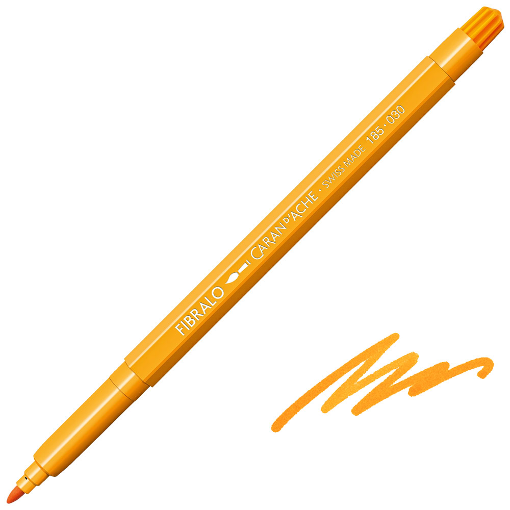 Caran d'Ache Fibralo Fibre Tip Pen 030 Orange