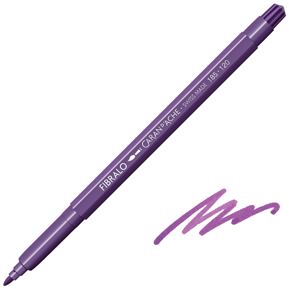 Caran d'Ache Fibralo Fibre Tip Pen 120 Violet