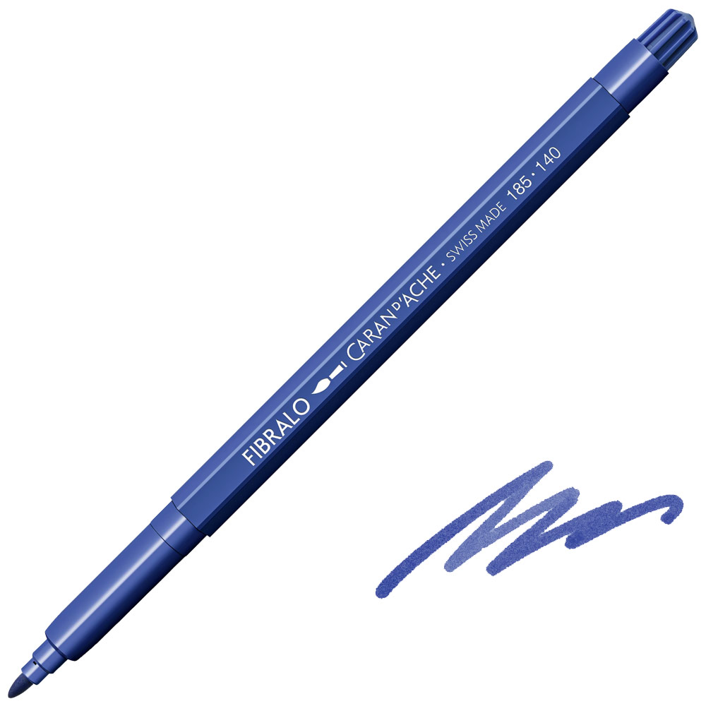 Caran d'Ache Fibralo Fibre Tip Pen 140 Ultramarine