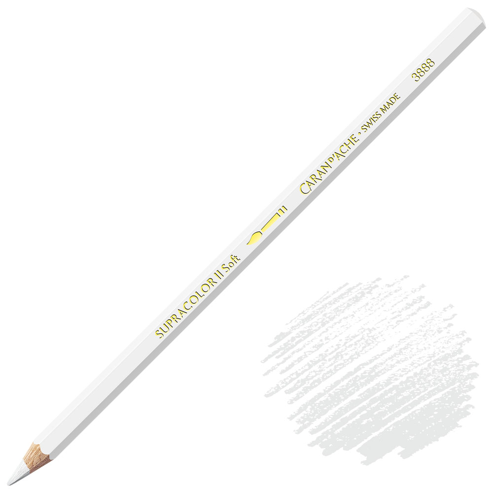 Caran d'Ache Supracolor Soft Aquarelle Color Pencil White