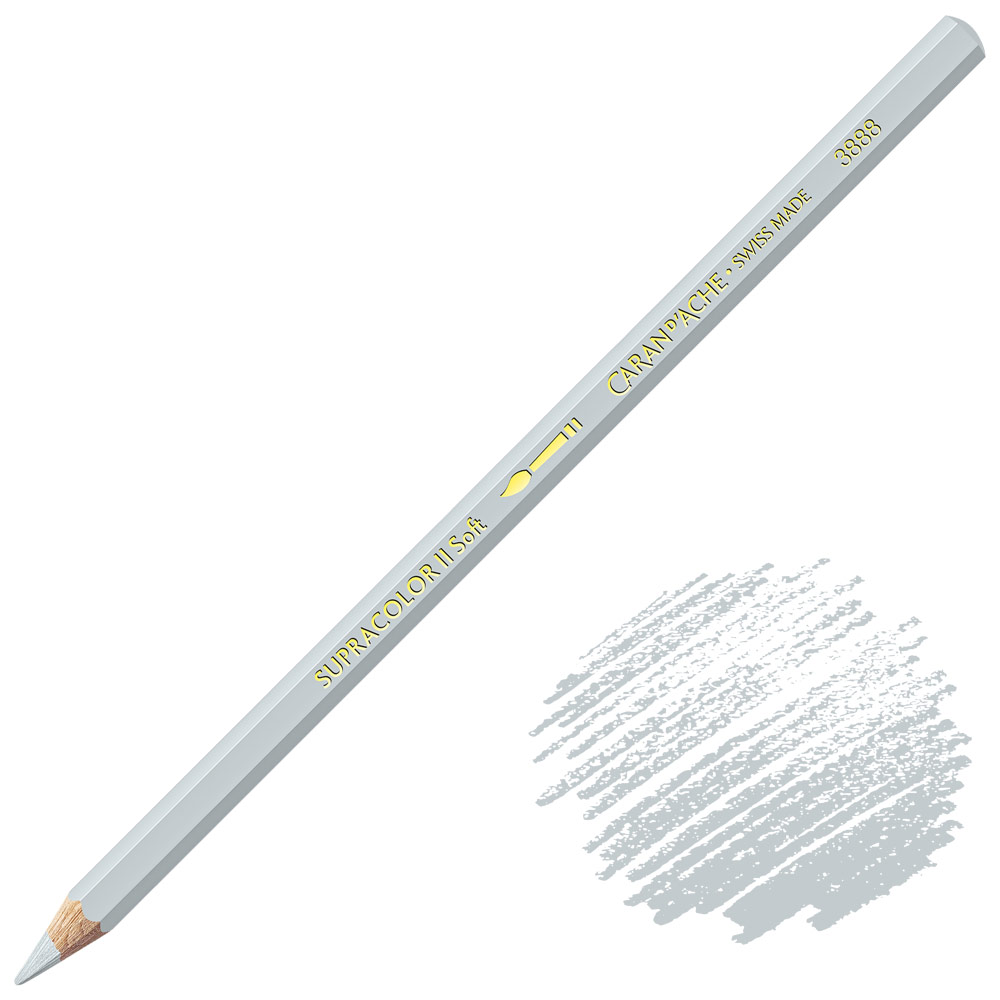 Caran d'Ache Supracolor Soft Aquarelle Color Pencil Light Grey
