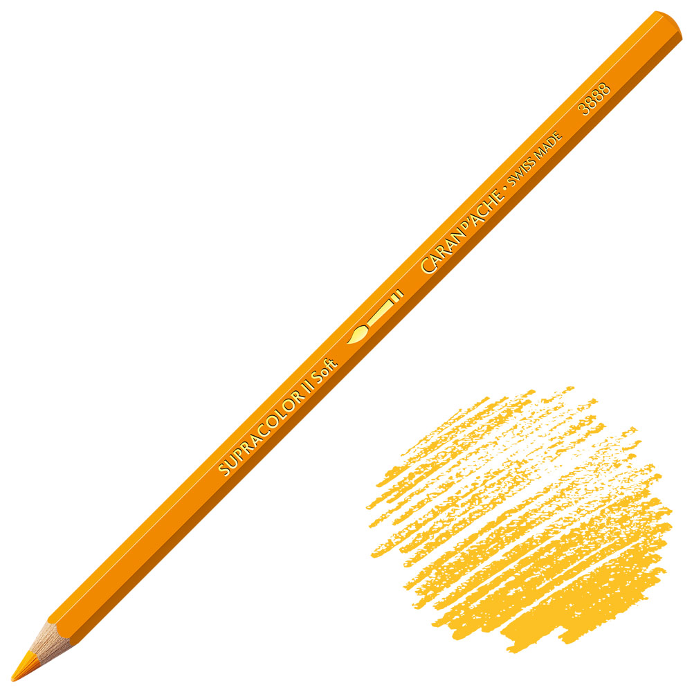 Caran d'Ache Supracolor Soft Aquarelle Color Pencil Orange