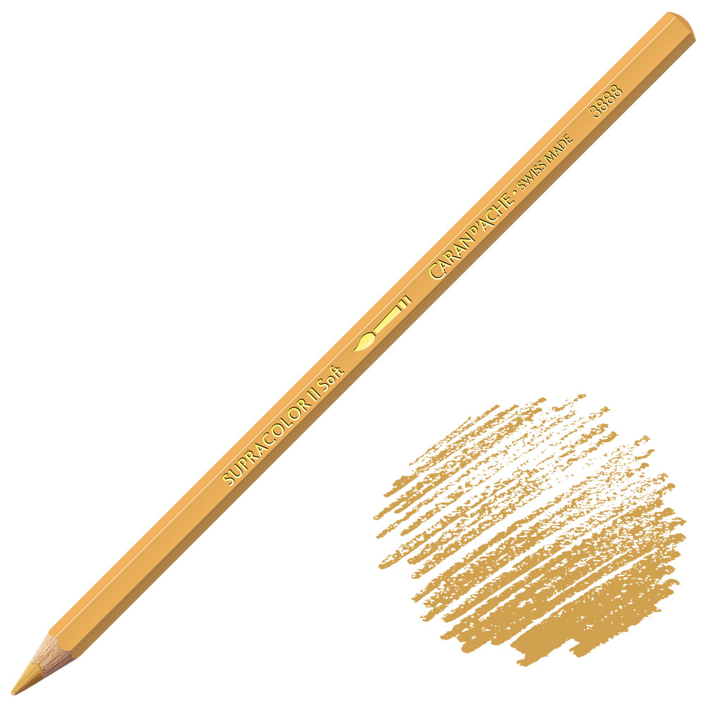 Caran d'Ache Supracolor Soft Aquarelle Color Pencil Light Ochre