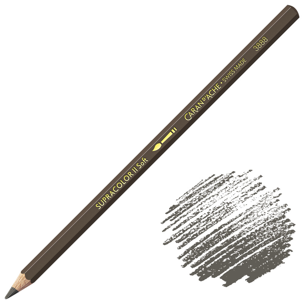 Caran d'Ache Supracolor Soft Aquarelle Color Pencil Raw Umber
