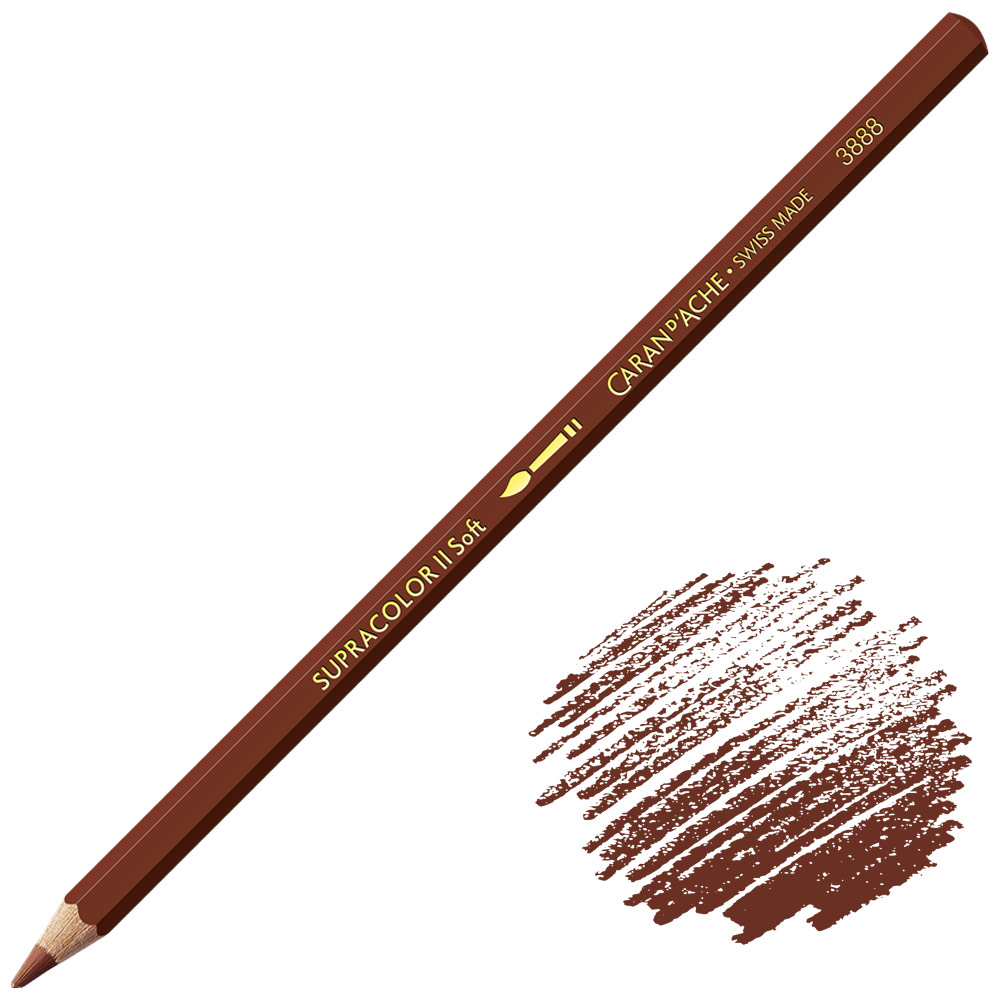 Caran d'Ache Supracolor Soft Aquarelle Color Pencil Brown