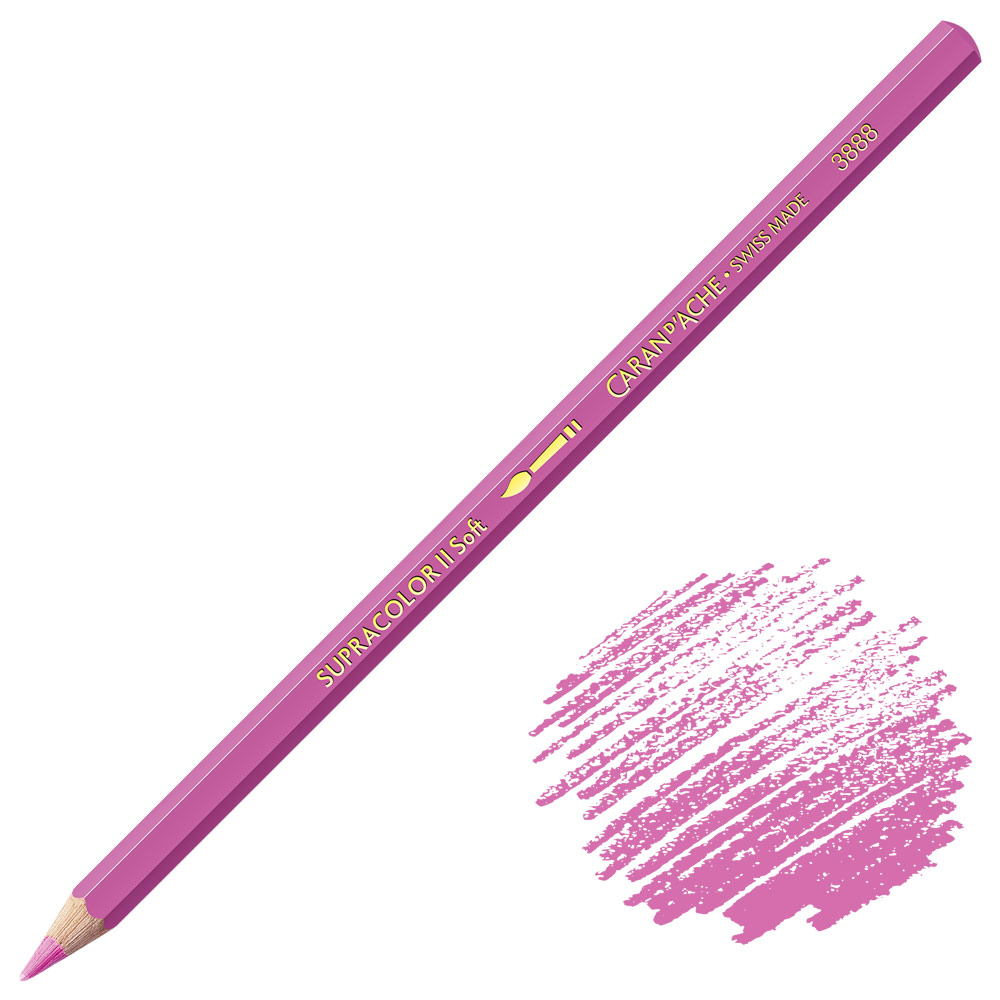 Caran d'Ache Supracolor Soft Aquarelle Color Pencil Light Purple