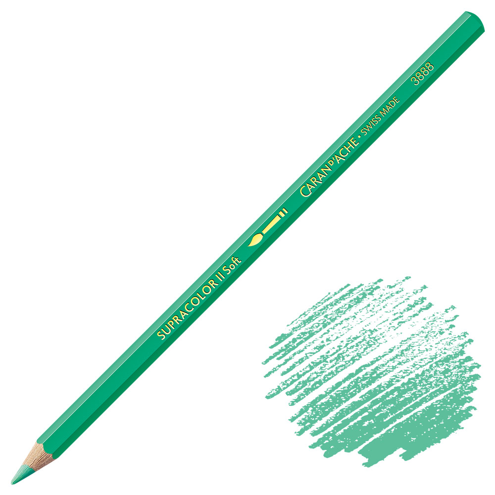 Caran d'Ache Supracolor Soft Aquarelle Color Pencil Veronese Green