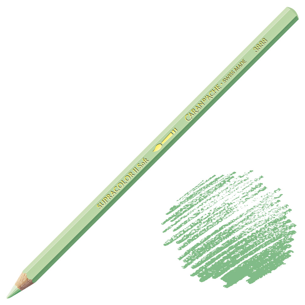 Caran d'Ache Supracolor Soft Aquarelle Color Pencil Light Green