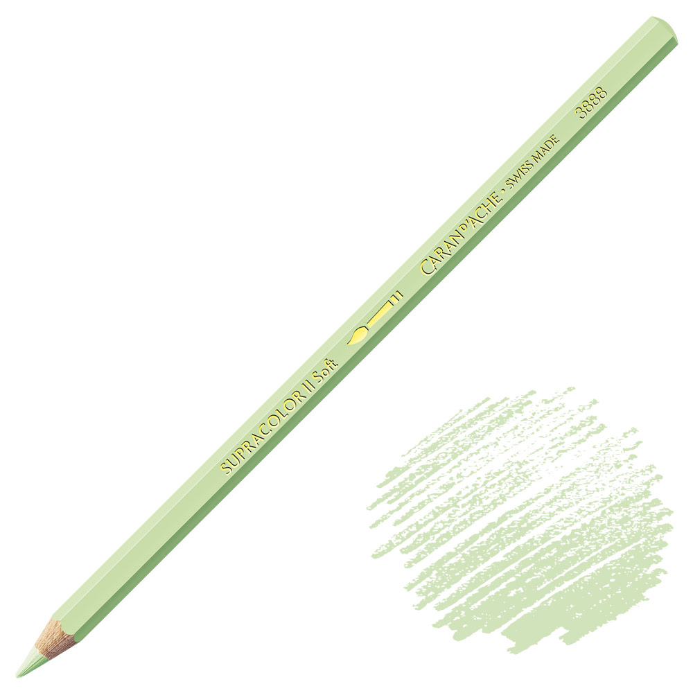 Caran d'Ache Supracolor Soft Aquarelle Color Pencil Lime Green