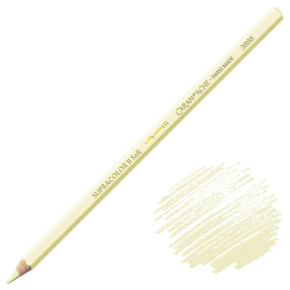 Caran d'Ache Supracolor Soft Aquarelle Color Pencil Light Lemon Yellow