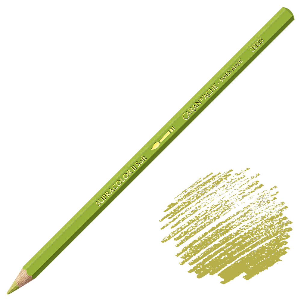 Caran d'Ache Supracolor Soft Aquarelle Color Pencil Light Olive