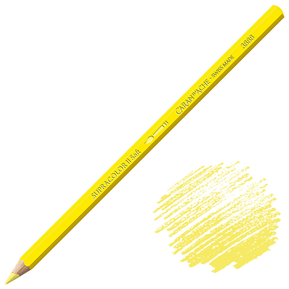 Caran d'Ache Supracolor Soft Aquarelle Color Pencil Canary Yellow