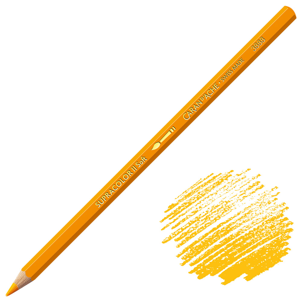 Caran d'Ache Supracolor Soft Aquarelle Color Pencil Fast Orange