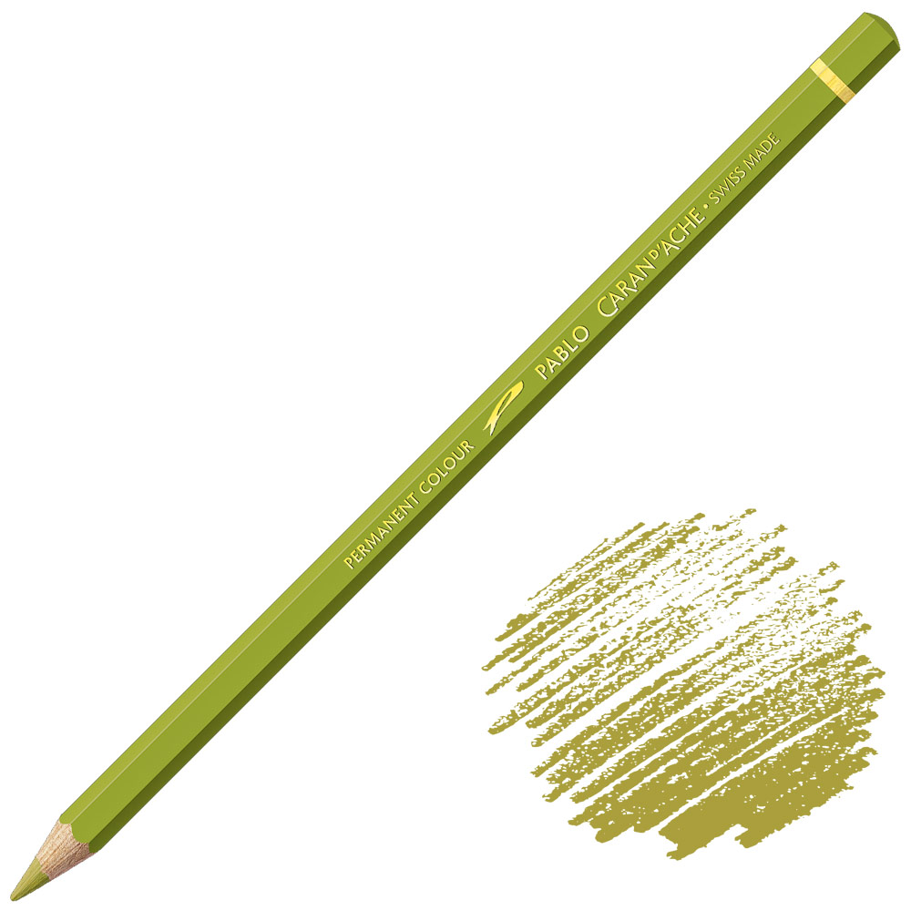 Caran d'Ache Pablo Permanent Colour Pencil 016 Khaki Green