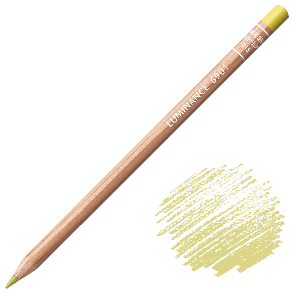 Caran d'Ache Luminance 6901 Colored Pencil 015 Olive Yellow