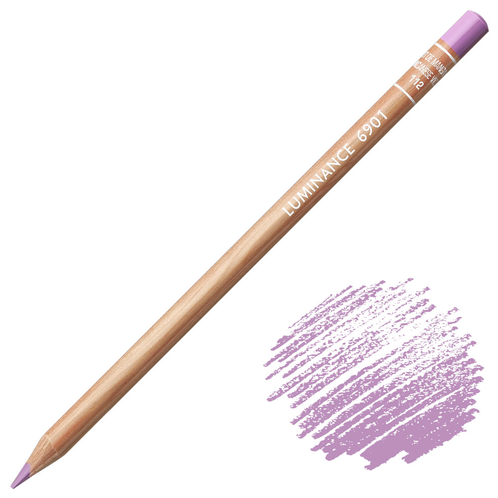 crayon Luminance violet de Caran d'Ache pour vos créations de