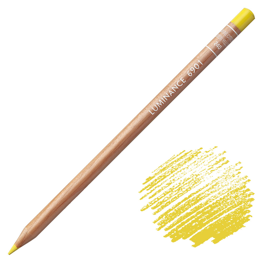 Caran d'Ache Luminance 6901 Colored Pencil 240 Lemon Yellow