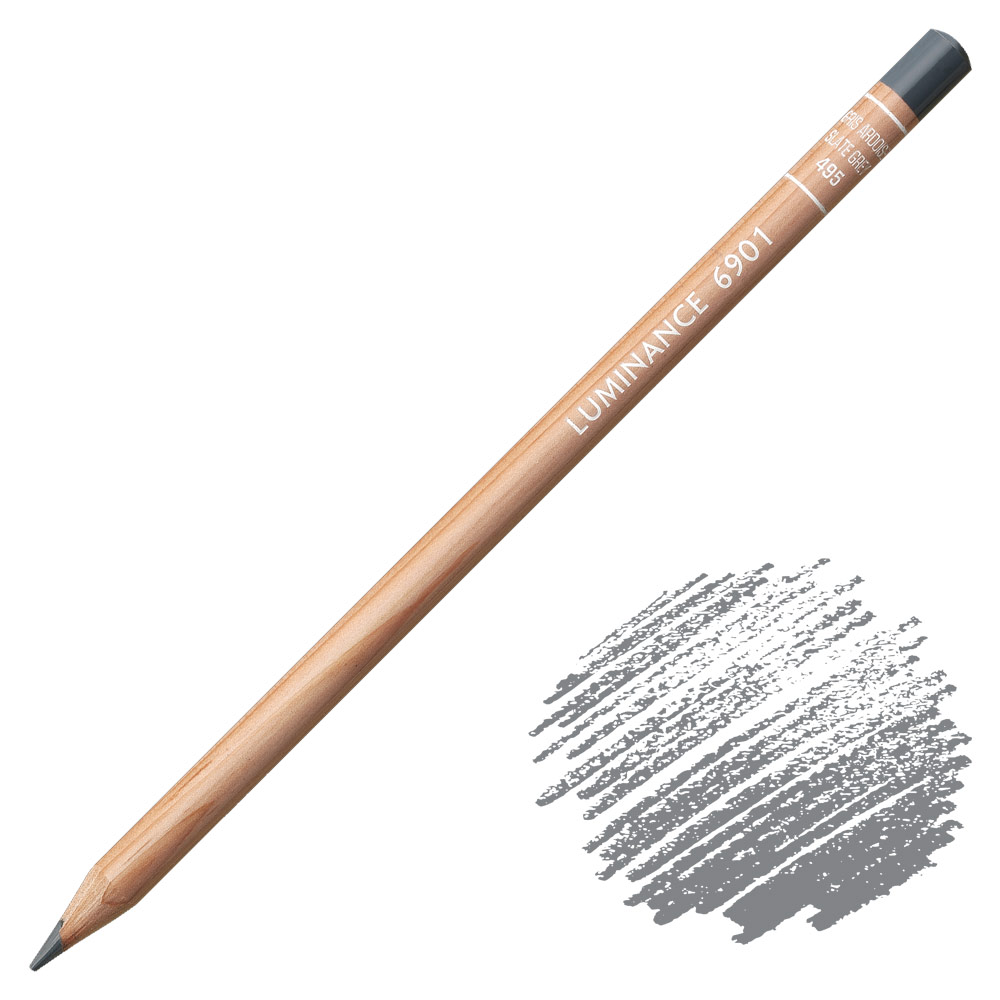 Caran d'Ache Luminance 6901 Colored Pencil 495 Slate Grey